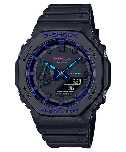 Reloj G-Shock deportivo correa de resina GA-2100VB-1A