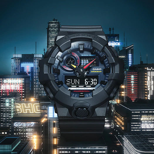 Reloj G-Shock deportivo correa de resina GA-700BMC-1A