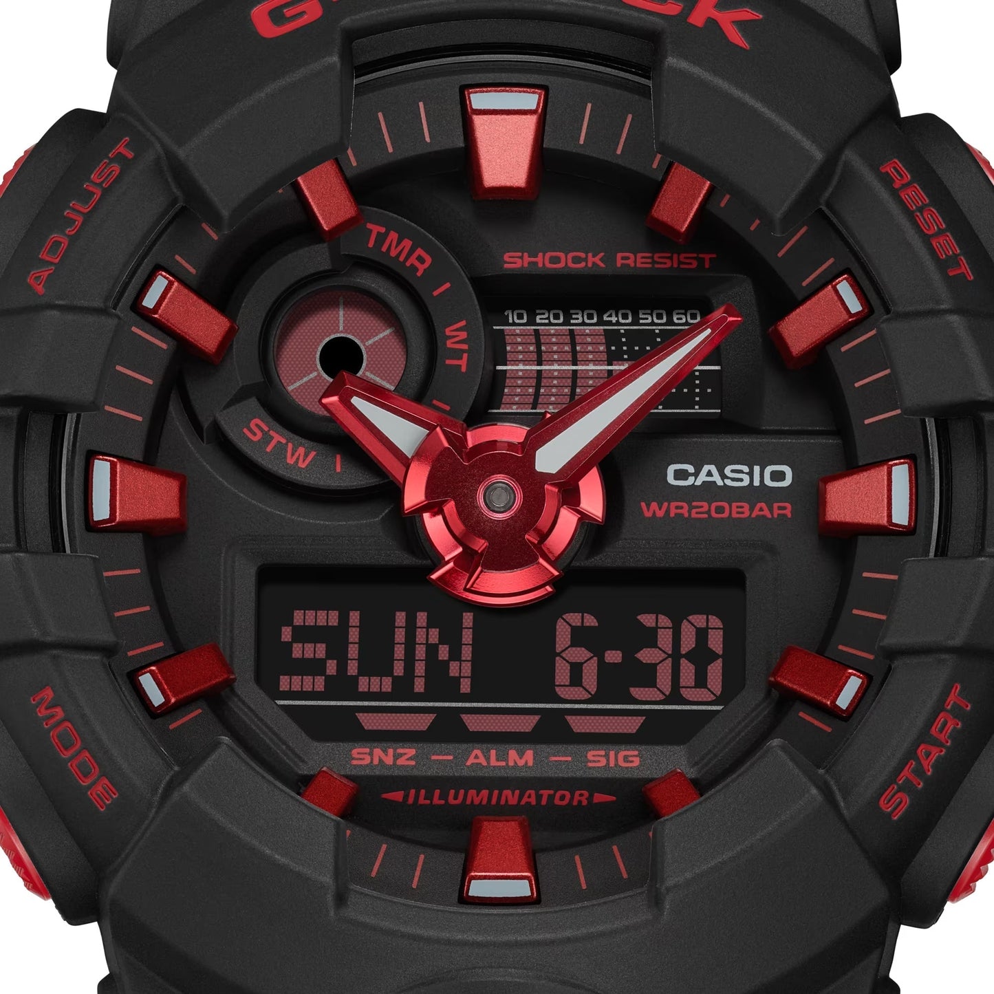 Reloj G-Shock deportivo correa de resina GA-700BNR-1A