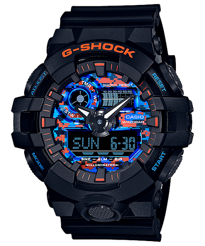 Reloj G-Shock deportivo correa de resina GA-700CT-1A