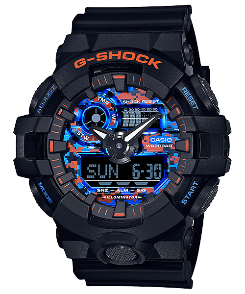 Reloj G-Shock deportivo correa de resina GA-700CT-1A