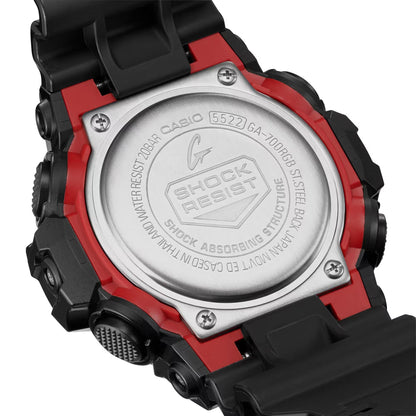 Reloj G-Shock edición Virtual Rainbow deportivo correa de resina GA-700RGB-1A