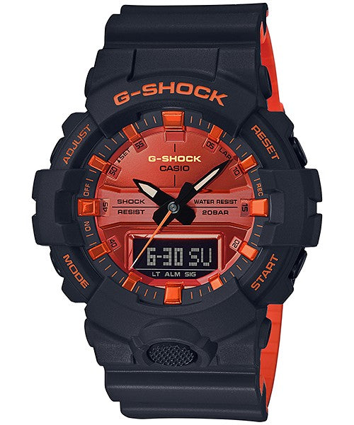 Reloj G-Shock deportivo correa de resina GA-800BR-1A