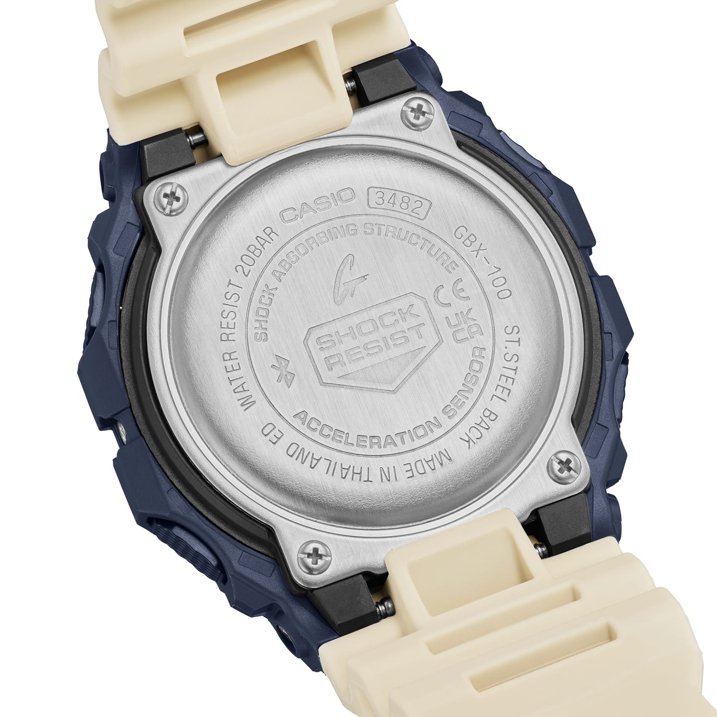 Reloj G-Shock deportivo correa de resina GBX-100TT-2