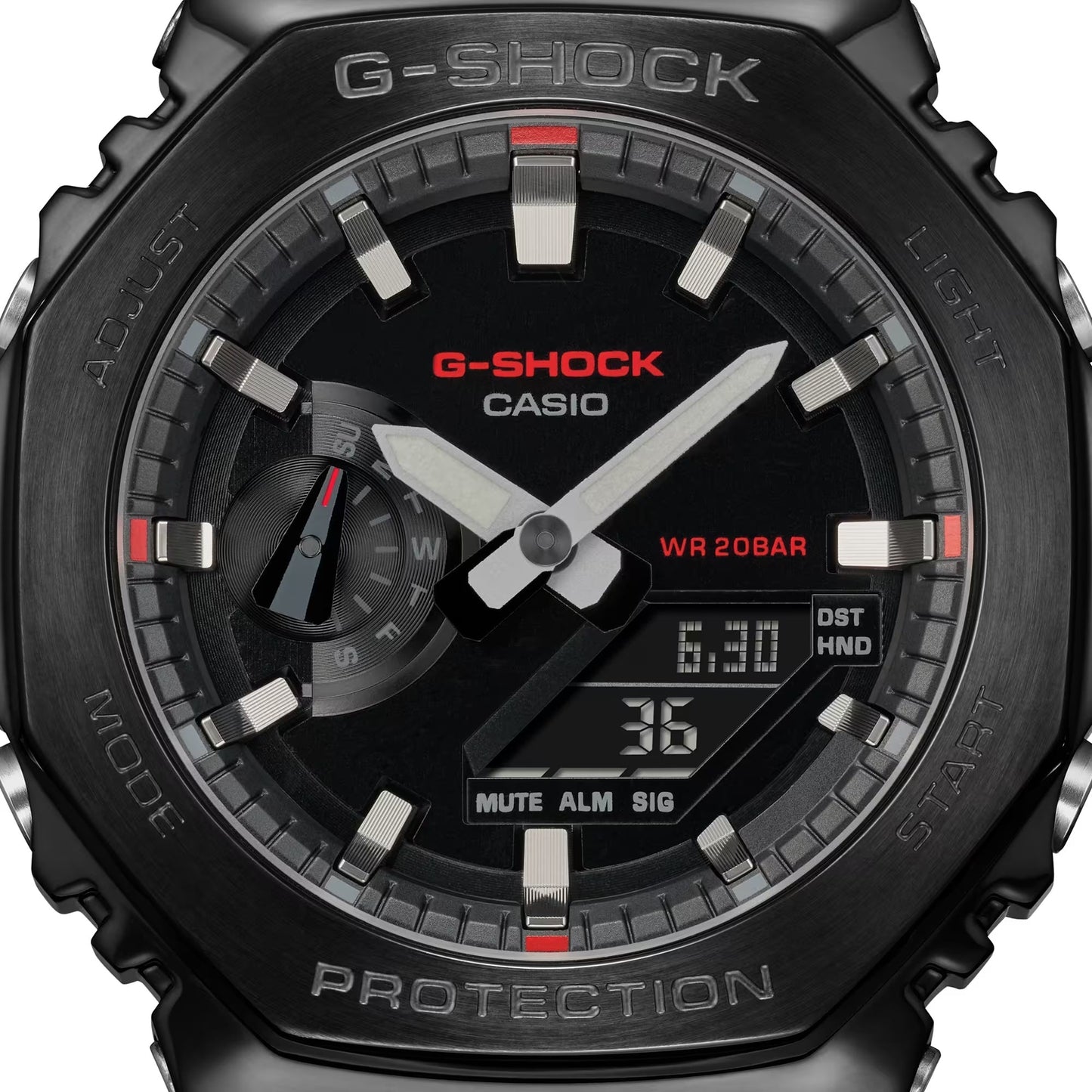 Reloj G-Shock edición Utility Metal deportivo correa de tela GM-2100CB-1A