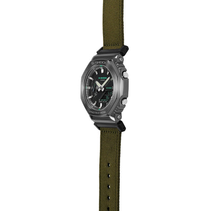 Reloj G-Shock edición Utility Metal deportivo correa de tela GM-2100CB-3A