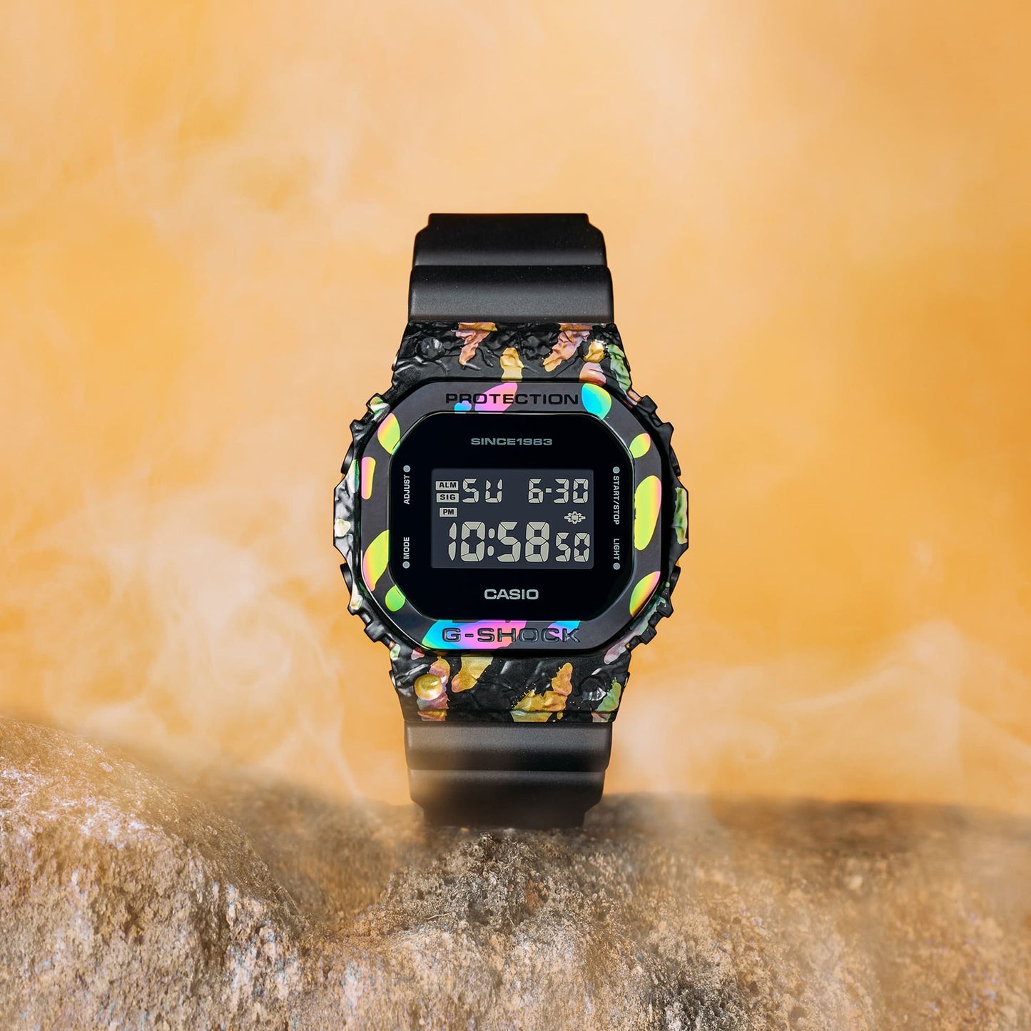 Edición 40º aniversario de G-SHOCK Héroes correa resina GM-5640GEM-1