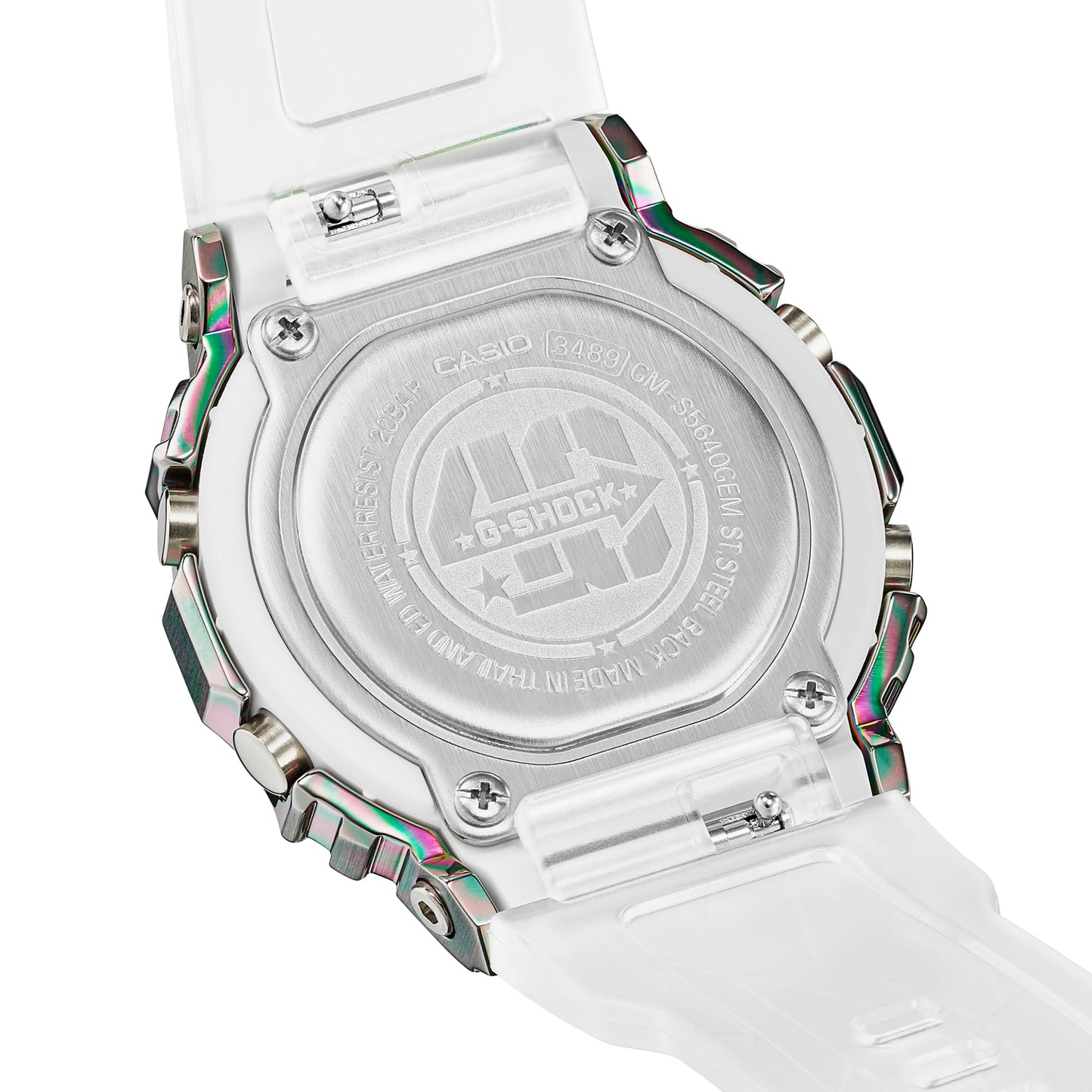 Edición 40º aniversario de G-SHOCK Héroes correa resina GM-S5640GEM-7