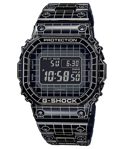 Reloj G-Shock deportivo correa de acero inoxidable GMW-B5000CS-1