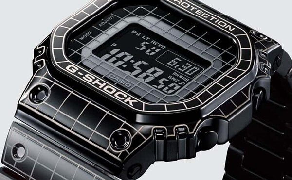 Reloj G-Shock deportivo correa de acero inoxidable GMW-B5000CS-1