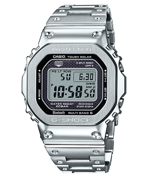 Reloj G-Shock deportivo correa de acero inoxidable GMW-B5000D-1