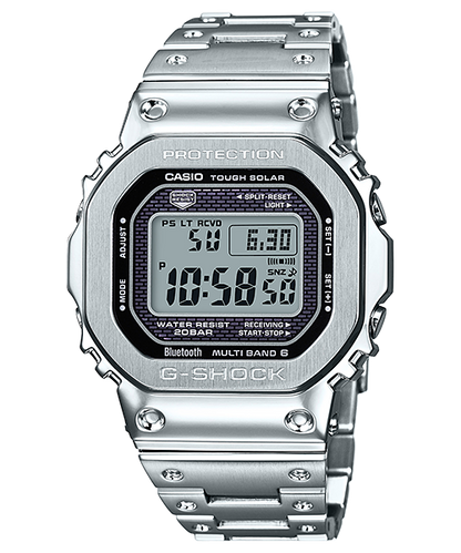 Reloj G-Shock deportivo correa de acero inoxidable GMW-B5000D-1