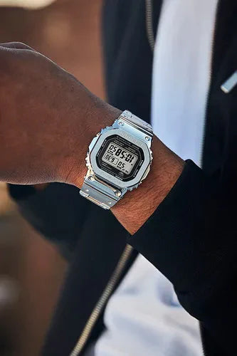 Reloj G-Shock deportivo correa de acero inoxidable GMW-B5000D-1