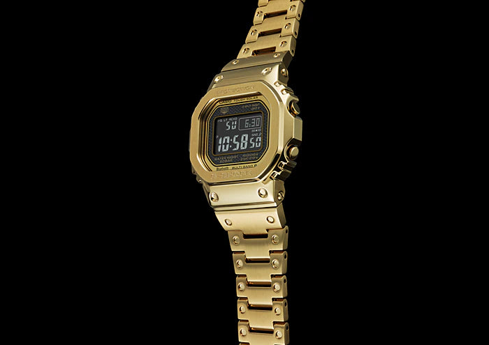 Reloj G-Shock deportivo correa de acero inoxidable GMW-B5000GD-9