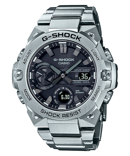 Reloj G-Shock deportivo correa de acero inoxidable GST-B400D-1A