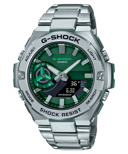 Reloj G-Shock deportivo correa de acero inoxidable GST-B500AD-3A