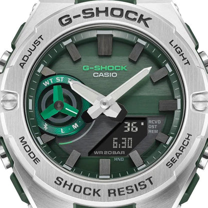 Reloj G-Shock deportivo correa de acero inoxidable GST-B500AD-3A