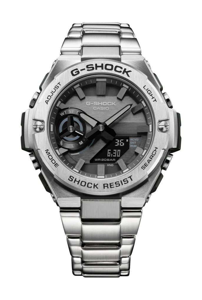 Reloj G-Shock deportivo correa de acero inoxidable GST-B500D-1A1