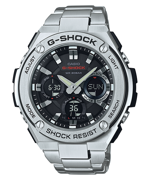 Reloj G-Shock deportivo correa de acero inoxidable GST-S110D-1A