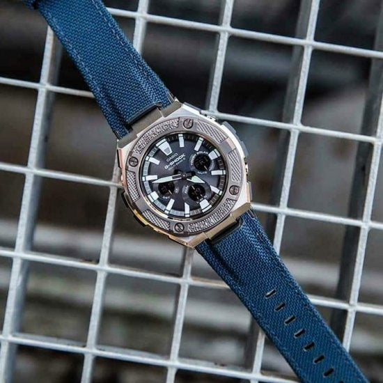 Reloj G-Shock deportivo correa de cuero GST-S330AC-2A