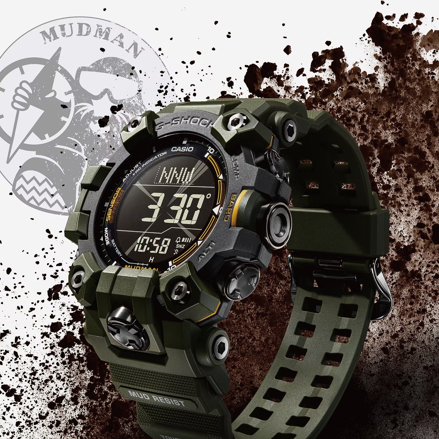 Reloj G-Shock deportivo MASTER of G correa de resina GW-9500-3
