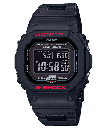 Reloj G-Shock deportivo correa de acero inoxidable y resinas compuestas GW-B5600HR-1