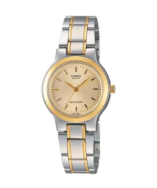 Reloj casual correa de acero inoxidable LTP-1131G-9A