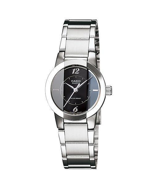 Reloj casual correa de acero inoxidable LTP-1230D-1