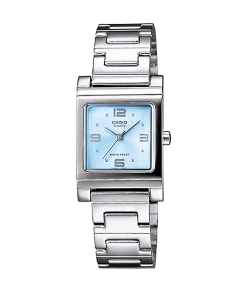 Reloj casual correa de acero inoxidable LTP-1237D-2A
