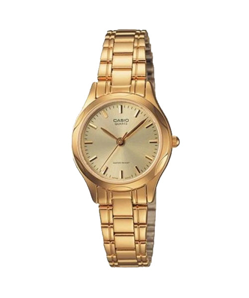 Reloj casual correa de acero inoxidable LTP-1275G-9A