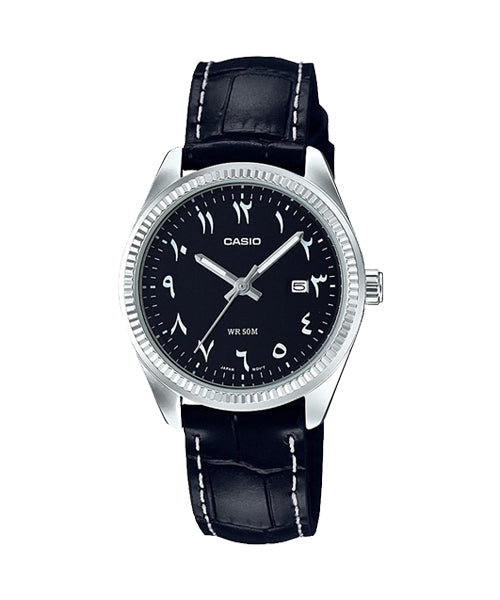 Reloj casual correa de cuero LTP-1302L-1B3V