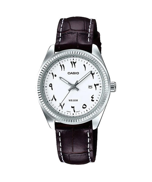 Reloj casual correa de cuero LTP-1302L-7B3V