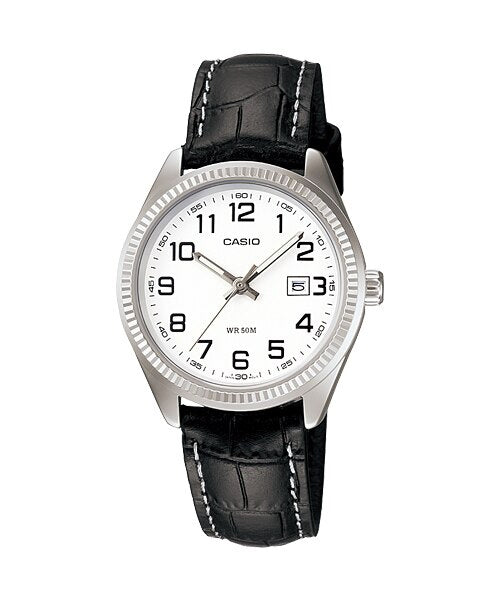 Reloj casual correa de cuero LTP-1302L-7BV