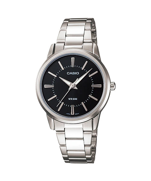 Reloj casual correa de acero inoxidable LTP-1303D-1AV