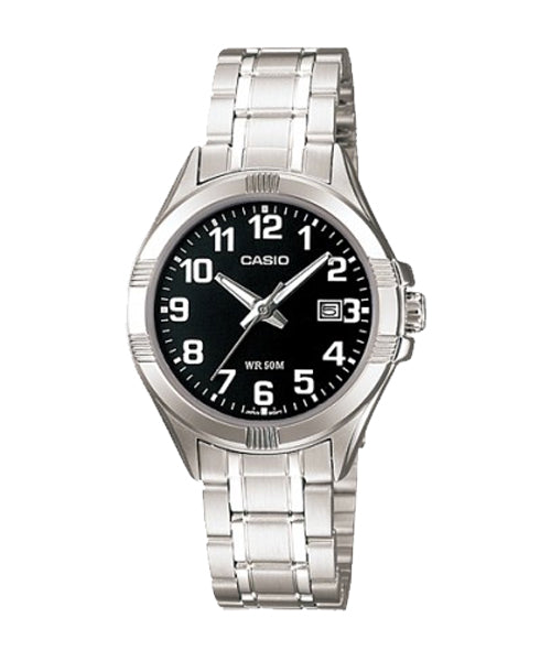Reloj casual correa de acero inoxidable LTP-1308D-1BV