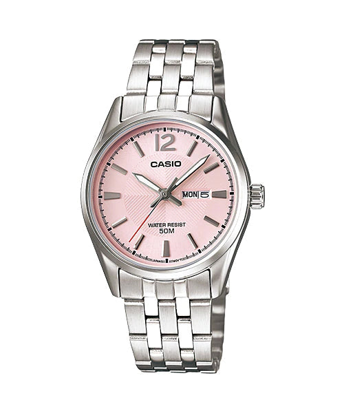 Reloj casual correa de acero inoxidable LTP-1335D-5AV