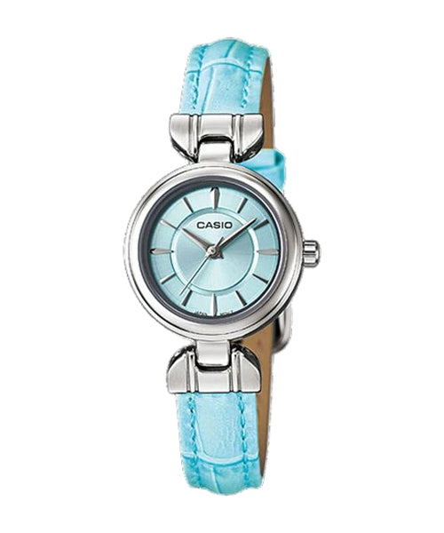 Reloj casual correa de cuero LTP-1353L-2A