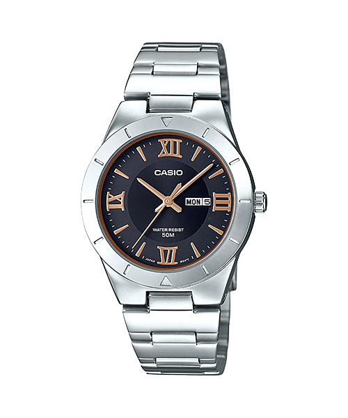 Reloj casual correa de acero inoxidable LTP-1410D-1AV