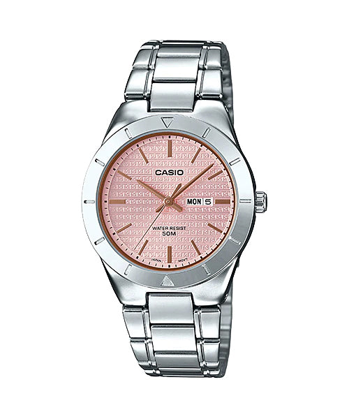 Reloj casual correa de acero inoxidable LTP-1410D-4A2V