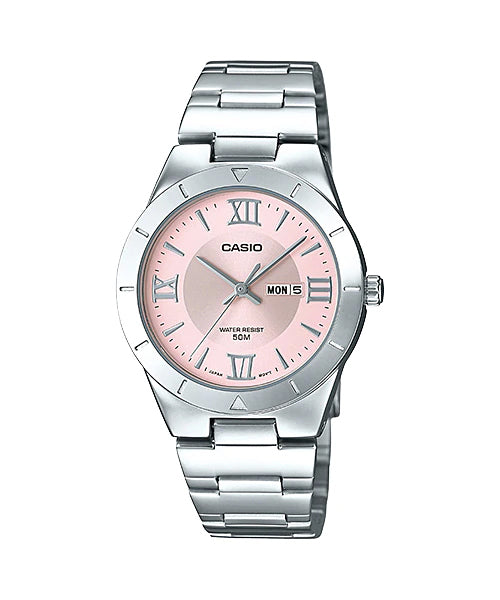Reloj casual correa de acero inoxidable LTP-1410D-4AV