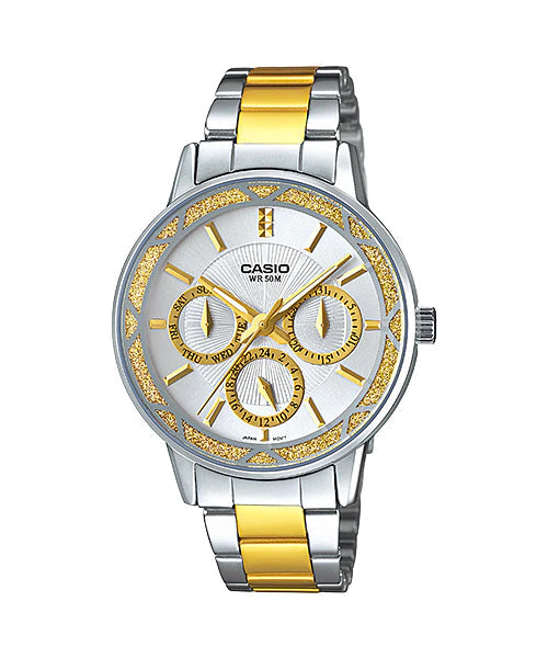 Reloj casual correa de acero inoxidable LTP-2087SG-7AV