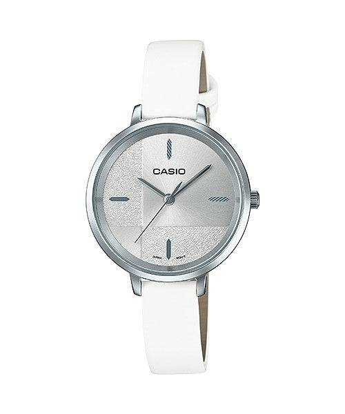 Reloj casual correa de cuero LTP-E152L-7E