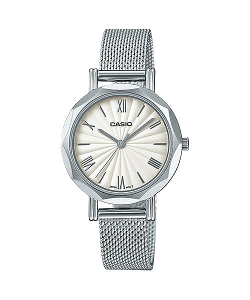 Reloj casual correa de acero inoxidable LTP-E411M-7A