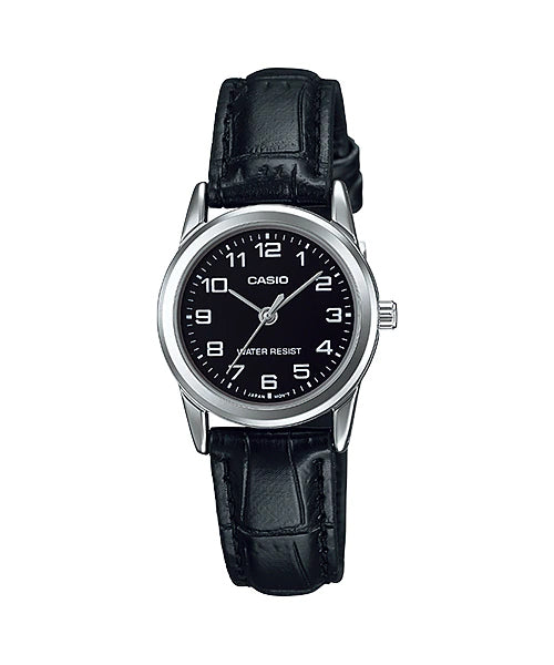 Reloj casual correa de cuero LTP-V001L-1B