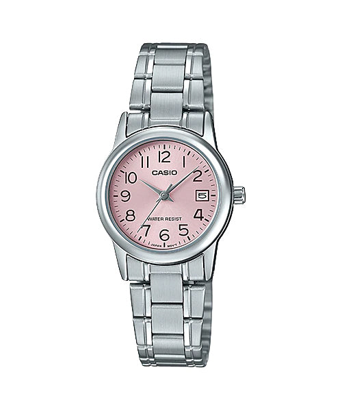 Reloj casual correa de acero inoxidable LTP-V002D-4B