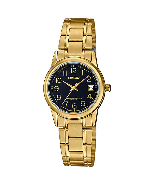 Reloj casual correa de acero inoxidable LTP-V002G-1B