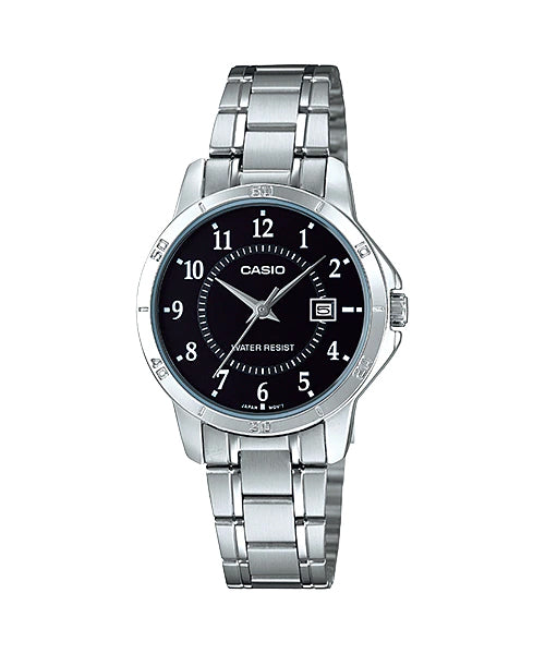 Reloj casual correa de acero inoxidable LTP-V004D-1B