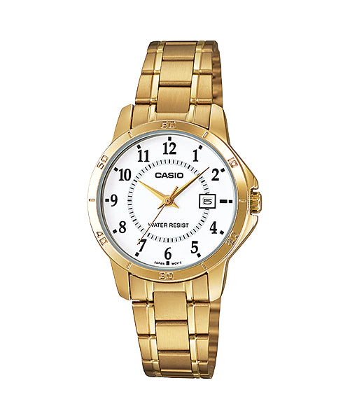 Reloj casual correa de acero inoxidable LTP-V004G-7B