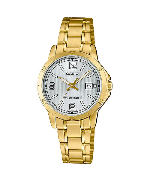 Reloj casual correa de acero inoxidable LTP-V004G-7B2