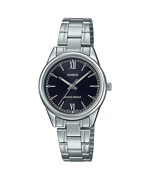 Reloj casual correa de acero inoxidable LTP-V005D-1B2